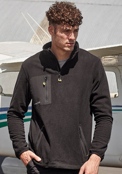 syzmik unisex Streetworx Lightweight 1/4 Zip Polar Fleece