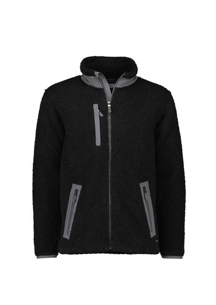 mik Unisex Streetworx Full Zip Sherpa Fleece