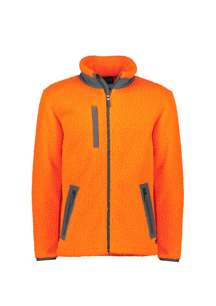 mik Unisex Streetworx Full Zip Sherpa Fleece