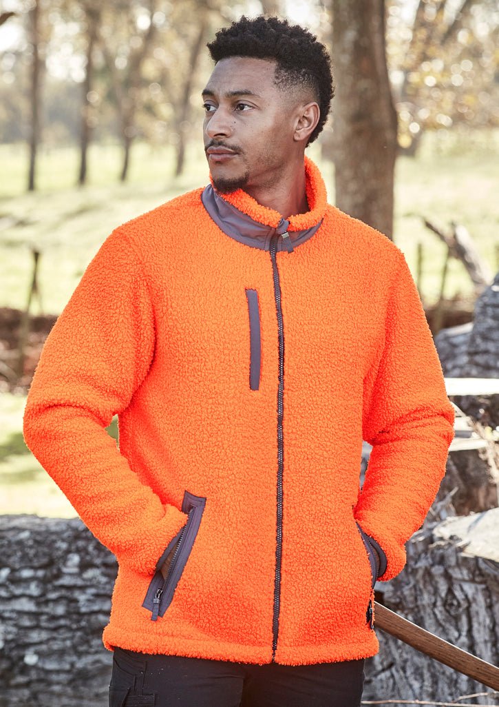 Syzmik Unisex Streetworx Full Zip Sherpa Fleece