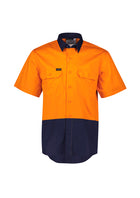 SYZMIK WORKWEAR Hi Vis Short Sleeve Shirt (Mens) ZW115