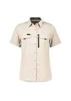 ACTIV EMBROIDERY DESIGNS. UNIFORMS. SYZMIK WORKWEAR  Outdoor Short Sleeve Shirt (Womens) ZW765