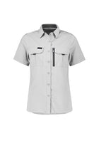 ACTIV EMBROIDERY DESIGNS. UNIFORMS. SYZMIK WORKWEAR  Outdoor Short Sleeve Shirt (Womens) ZW765