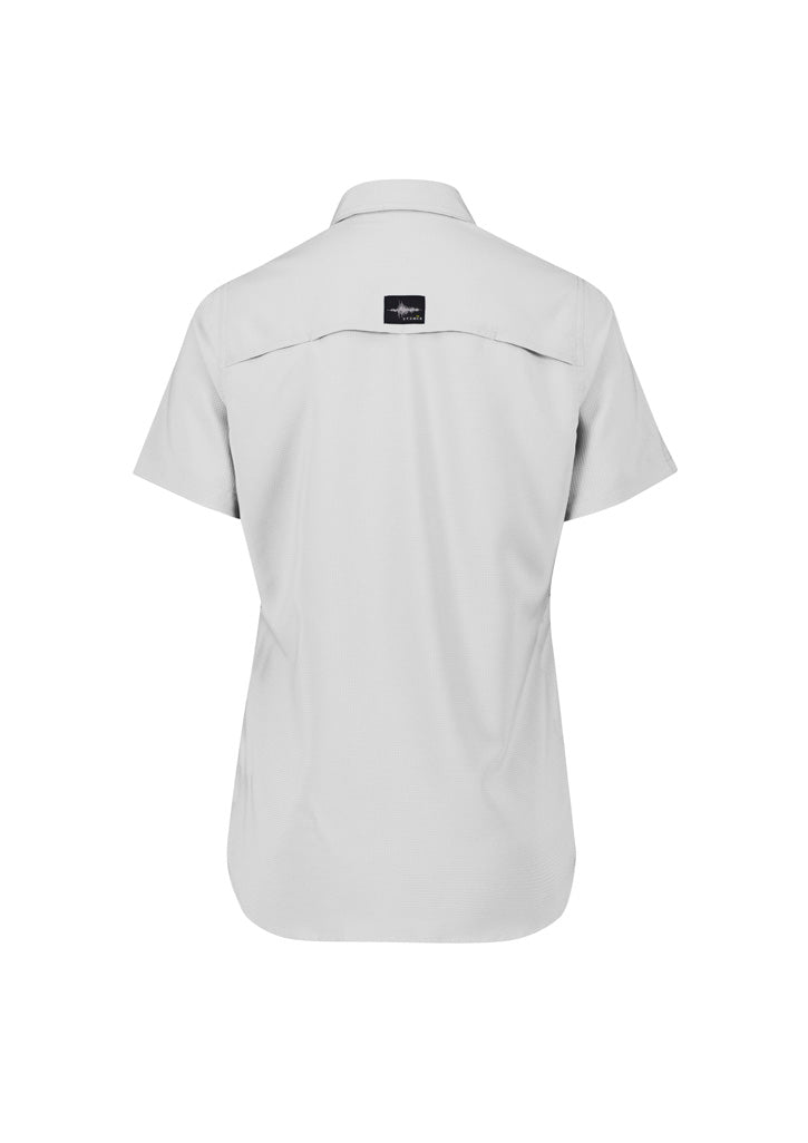 ACTIV EMBROIDERY DESIGNS. UNIFORMS. SYZMIK WORKWEAR  Outdoor Short Sleeve Shirt (Womens) ZW765