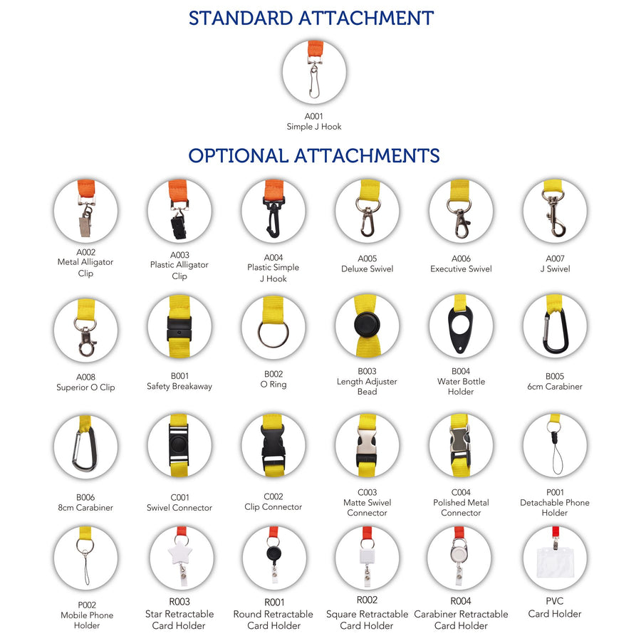 Poly Ribbed Lanyard With 1 Side/1 Colour Print