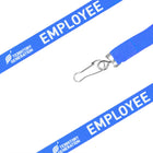 Poly Ribbed Lanyard With 1 Side/1 Colour Print