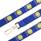 Poly Ribbed Lanyard With 1 Side/1 Colour Print