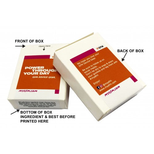 Flip Lid Cardboard Box with Choc Beans (25g)