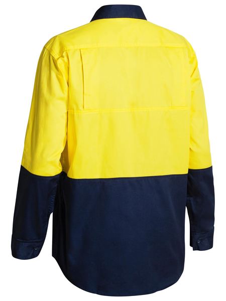 Hi Vis 155gsm Cool Lightweight L/S Drill Shirt (Mens)