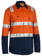 Hi Vis 155gsm Cool Lightweight L/S Shirt With Shoulder Tape (Mens)