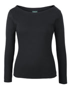 C OF C L/S Boat Neck Tee (Ladies)