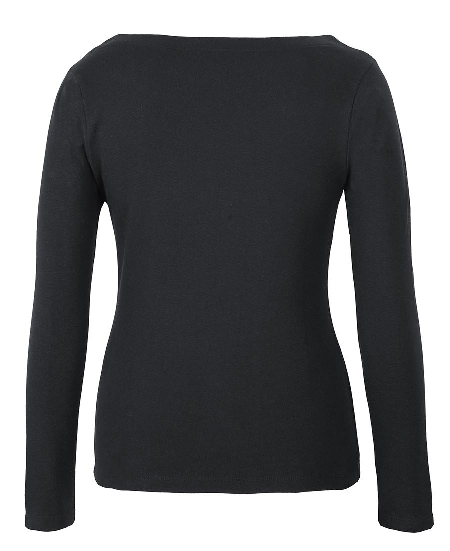 C OF C L/S Boat Neck Tee (Ladies)