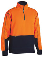 Hi Vis fleece 1/4 Zip Pullover (Mens)