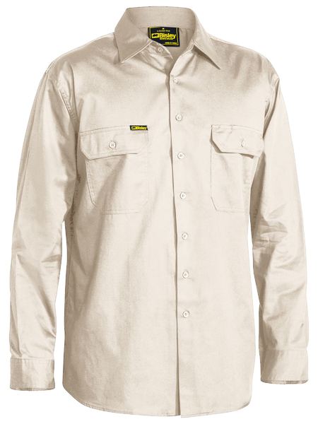 Cool lightweight L/S Drill Shirt (Mens)