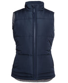 ACTIV EMBROIDERY DESIGNS.UNIFORMS. JB Ladies Adventure Puffer Vest.
