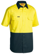 Hi Vis 155gsm Cool Lightweight S/S Drill Shirt (Mens)