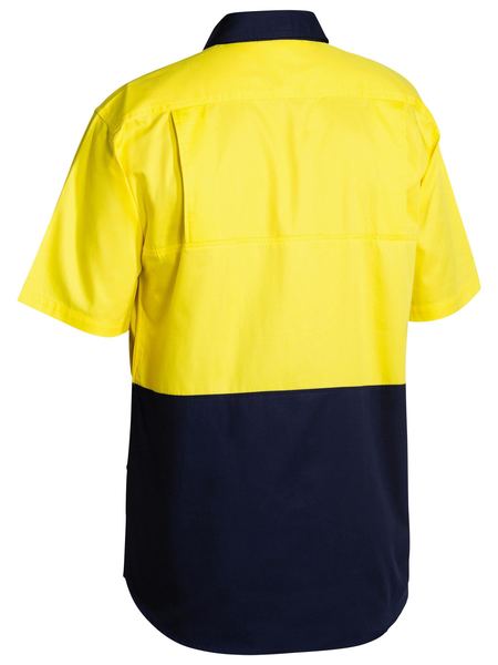 Hi Vis 155gsm Cool Lightweight S/S Drill Shirt (Mens)