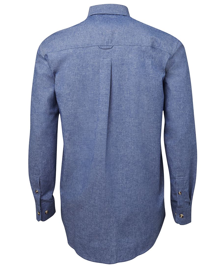 Long Sleeve Cotton Chambray Shirt (Mens)