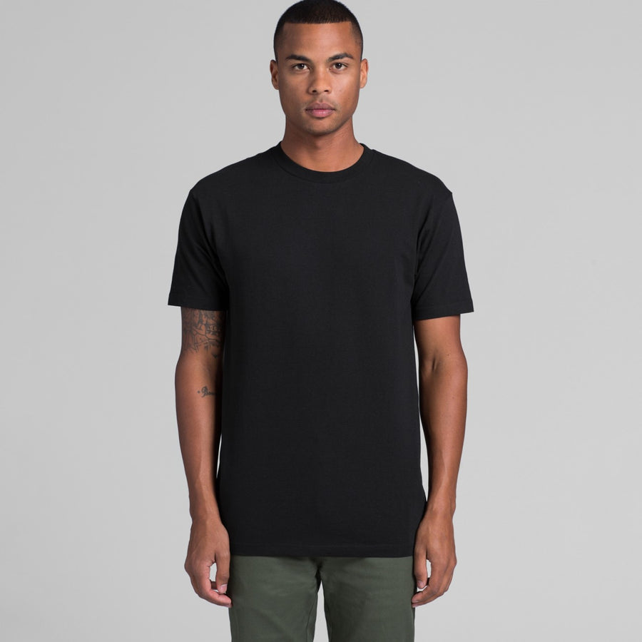 ACTIV EMBROIDERT DESIGNS.COM.AU. AS COLOHR 5050 BLOCK T-SHIRT
