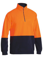 Hi Vis Polarfleece Zip Pullover (Mens)