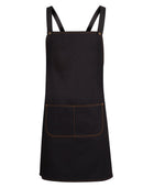 ACTIV EMBROIDERY DESIGNS, UNIFORM. JB Cross Back Denim Apron .