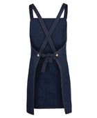 ACTIV EMBROIDERY DESIGNS, UNIFORM. JB Cross Back Denim Apron .