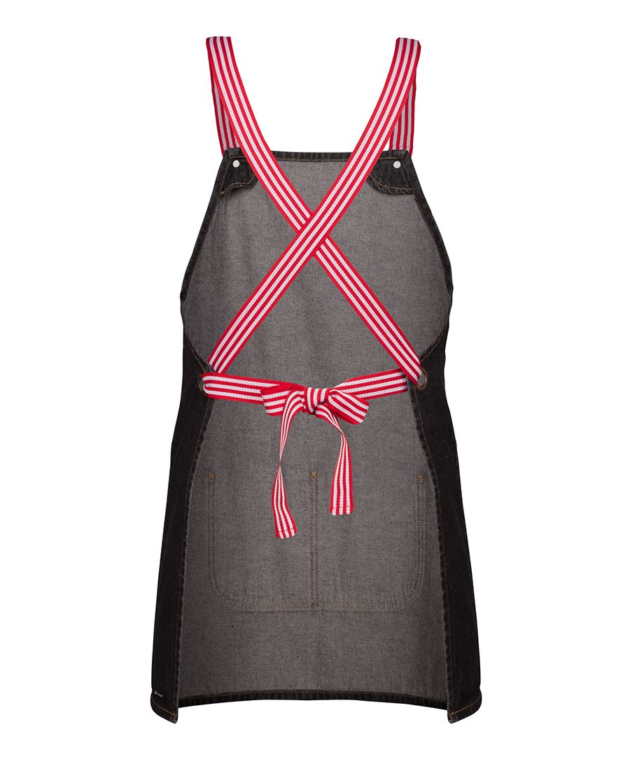 Cross Back Canvas Short Apron (65 x 71)