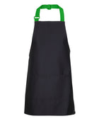 Short Bib Apron With Colour Straps (65 x 71)