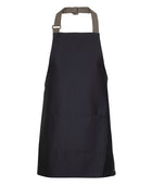 Short Bib Apron With Colour Straps (65 x 71)