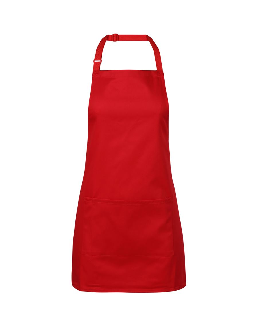 ACTIV EMBROIDERY DESIGN, UNIFORMS. JB Bib Apron With Pocket (65cm x 71cm)