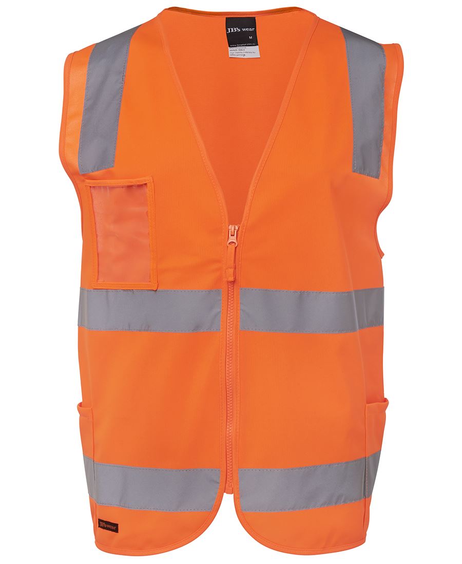 Hi Vis D+N Zip Safety Vest