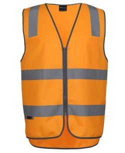 JB'S WEAR, 6DVTV, Hi Vis AUST. Rail D+N Safety Vest