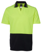 ACTIV EMBROIDERY DESIGN, UNIFORMS. JB Hi Vis S/S Non Button Polo