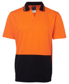 ACTIV EMBROIDERY DESIGN, UNIFORMS. JB Hi Vis S/S Non Button Polo