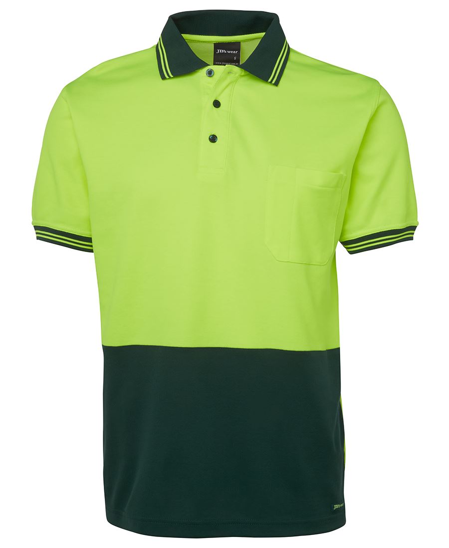 Hi Vis S/S Cotton Back Polo (Unisex)