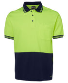 Hi Vis S/S Cotton Back Polo (Unisex)