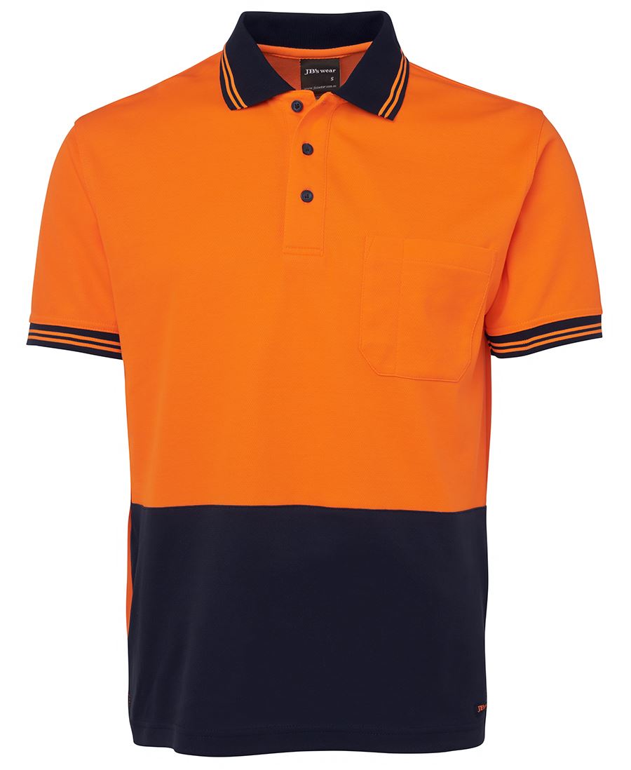 Hi Vis S/S Cotton Back Polo (Unisex)