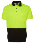 ACTIV EMBROIDERY DESIGNS. UNIFORMS. workwear,jb Adults and Kids Hi Vis Non Cuff Traditional Polo