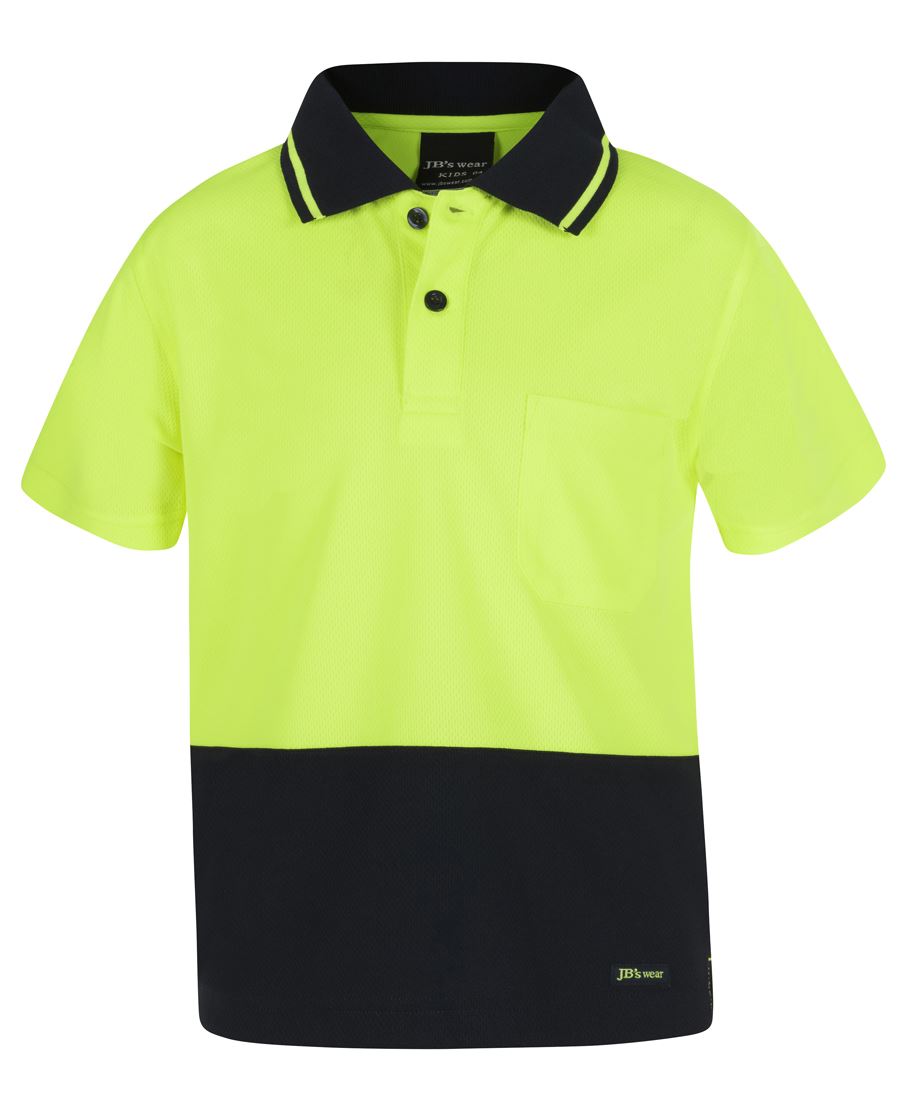 Hi Vis Non Cuff Traditional Polo (Infant & Kids)