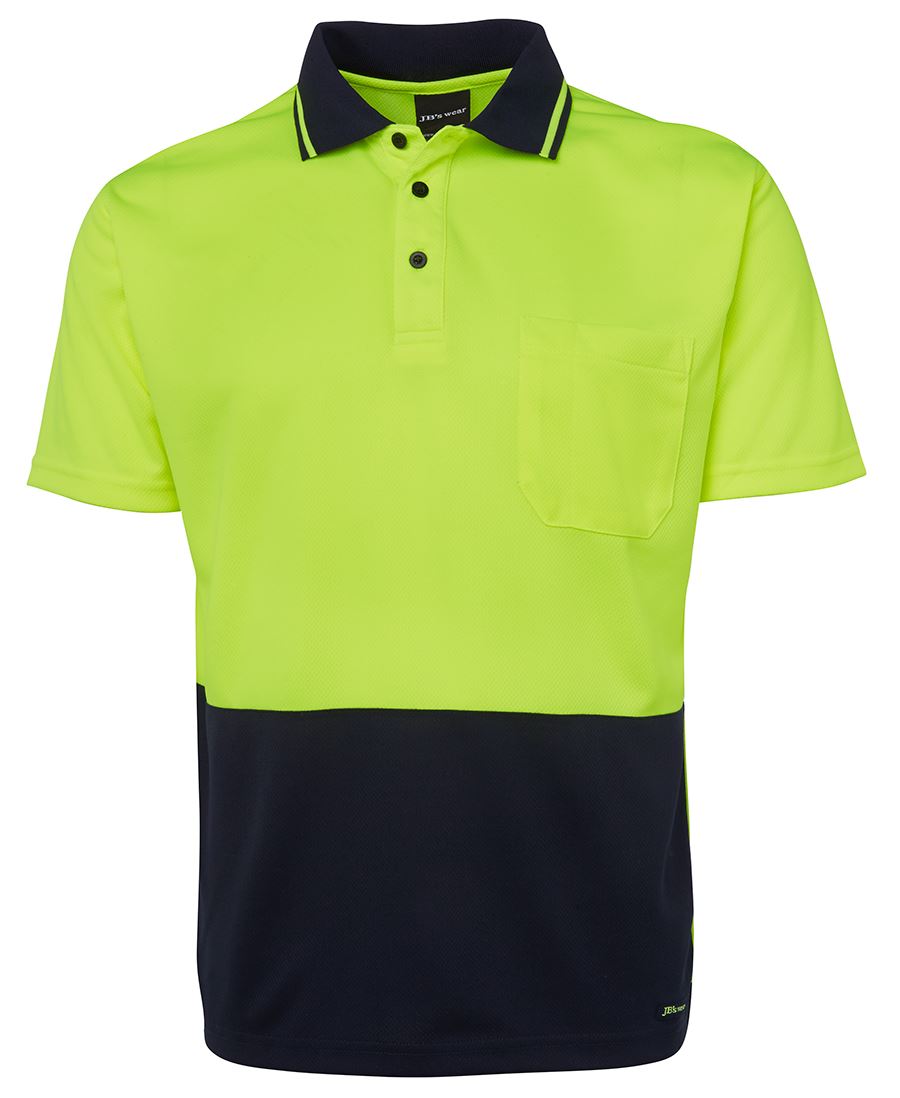 ACTIV EMBROIDERY DESIGNS. UNIFORMS. workwear,jb Adults and Kids Hi Vis Non Cuff Traditional Polo