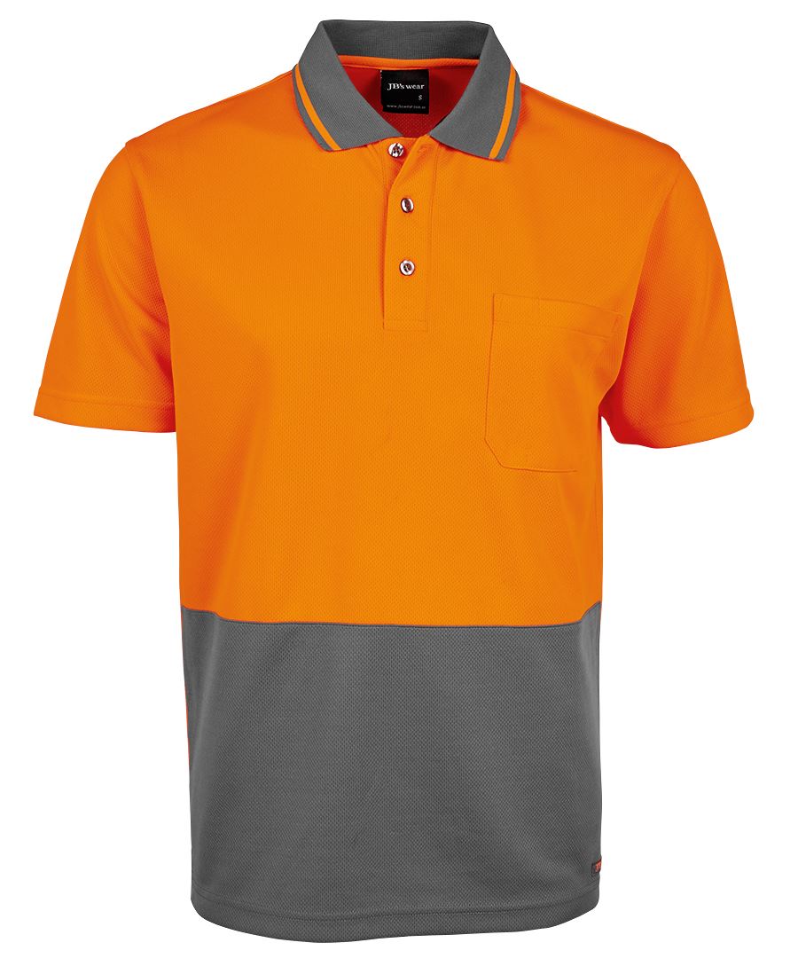 ACTIV EMBROIDERY DESIGNS. UNIFORMS. workwear,jb Adults and Kids Hi Vis Non Cuff Traditional Polo
