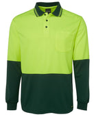 Hi Vis L/S Traditional Polo