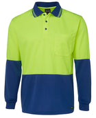 Hi Vis L/S Traditional Polo