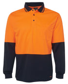 Hi Vis L/S Traditional Polo
