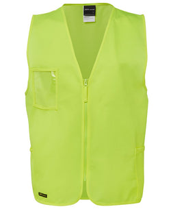 JB'S WEAR 6HVSZ Hi Vis Zip Safety Vest
