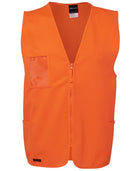 Hi Vis Zip Safety Vest