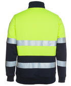 ACTIV EMBROIDERY DESIGNS, UNIFORMS, WORKWEAR, JB Hi Vis 1/2 Zip (D+N) Fleecy Sweat