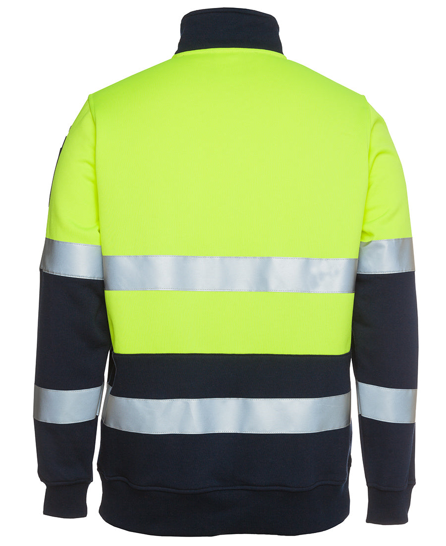 ACTIV EMBROIDERY DESIGNS, UNIFORMS, WORKWEAR, JB Hi Vis 1/2 Zip (D+N) Fleecy Sweat
