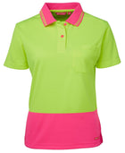 ACTIV EMBROIDERY DESIGNS. UNIFORMS. Ladies Hi Vis S/S Comfort Polo