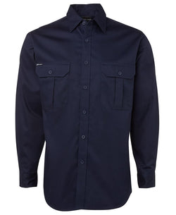 JB WEAR 190G L/S VWork Shirt (Mens)
